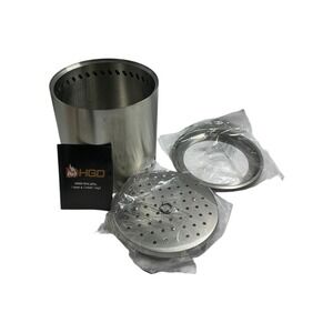 HGD Stainless Steel Portable Smokeless Fire Pit with Carry Bag 8.7"